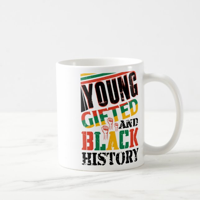 Junge Begabte Und Schwarze Geschichte  Kaffeetasse (Rechts)