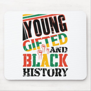 Junge Begabte Und Schwarze Geschichte Mousepad