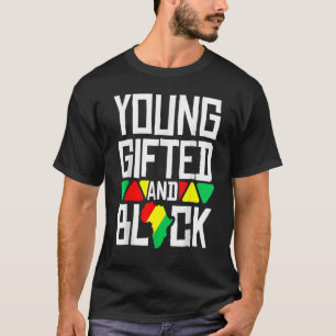 Junge, begabte und schwarze Stolz afrikanische sch T-Shirt