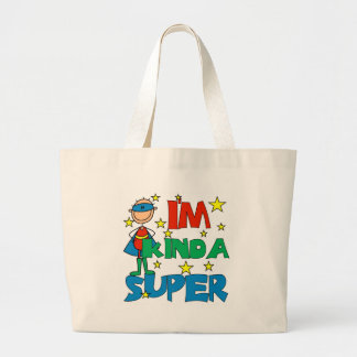 Junge bin ich ein bisschen Super Jumbo Stoffbeutel