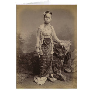 Junge birmanische Frau, c.1875