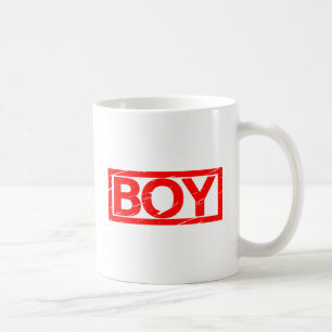 Junge Briefmarke Kaffeetasse
