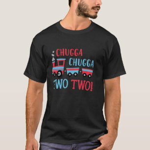 Junge Chugga Chugga Zwei Zwei Zug Familien-Matchin T-Shirt