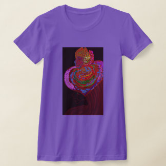 Junge Dame mit einem maßgeschneiderten eleganten H T-Shirt