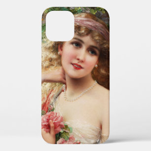 Junge Dame mit Rose von Emile Vernon Case-Mate iPhone Hülle