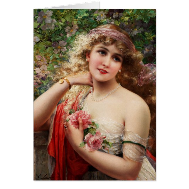 Junge Dame mit Rosen (Vorne)