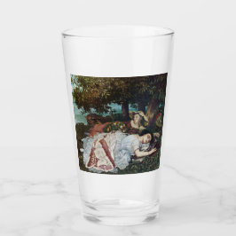 Junge Damen am Seine-Ufer (Sommer) Glas