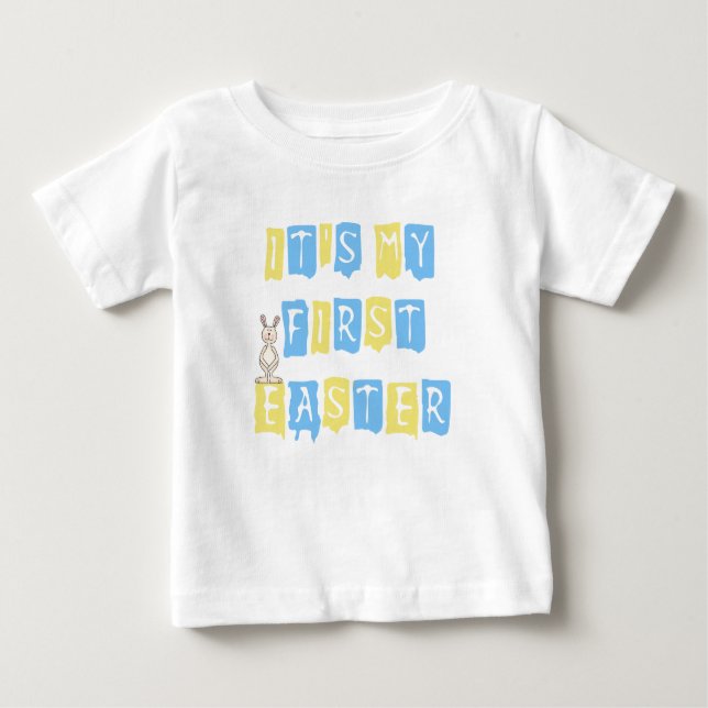 Junge, das ist mein erstes Osterhemd Baby T-shirt (Vorderseite)