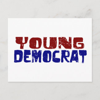 Junge Demokrat Postkarte