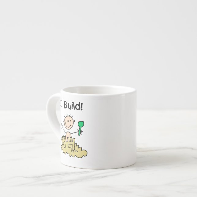 Junge, der baut espressotasse (Vorderseite Links)