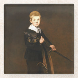 Junge, der ein Schwert hält (von Edouard Manet) Glasuntersetzer