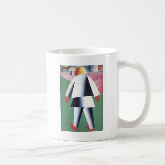 Junge durch Kazimir Malevich Kaffeetasse (Rechts)