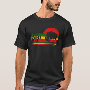 Junge ed & Black History Monat Afro Frau BLM MLK T-Shirt