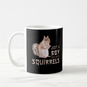 Junge Eichhörnchenliebhaber Kaffeetasse