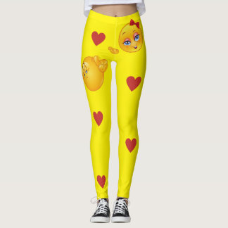 "Junge Emoji sagt: "Ruf mich nicht an den Girl Emo Leggings