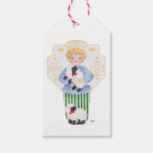 Junge Engel mit Lamm-Geschenkanhänger Geschenkanhänger