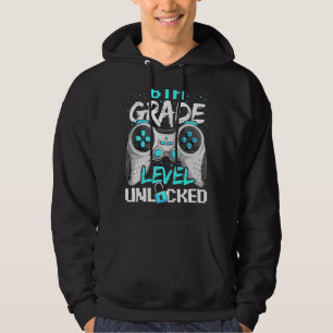 Junge ersten Tag 6. Klasse zurück zu Schule Video Hoodie