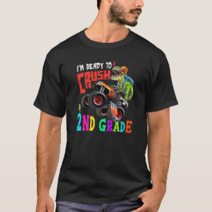 Junge Erster Schultag Ich bin bereit, die 2. Klas T-Shirt