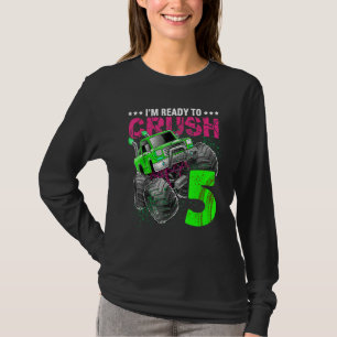 Junge Erster Schultag Ich bin bereit, die 5. B zu T-Shirt