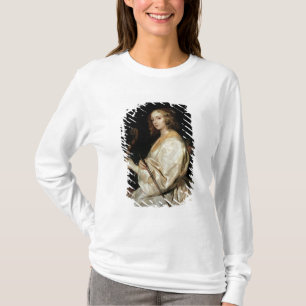 Junge Frau, die eine Viola-DA-Gambe spielt T-Shirt
