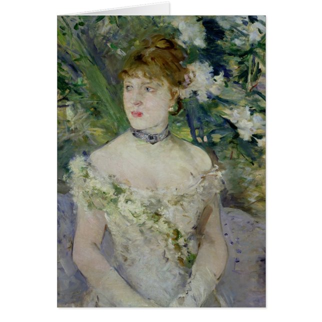 Junge Frau in einem Ballkleid, 1879 (Vorne)