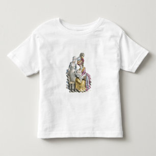 Junge Frau in einem Kleid 'a la Levite' Stillen Kleinkind T-shirt