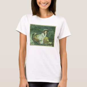 Junge Frau James Tissots in einem Boot oder T-Shirt