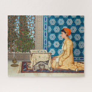 Junge Frau lesend Osman Hamdi Bey Puzzle