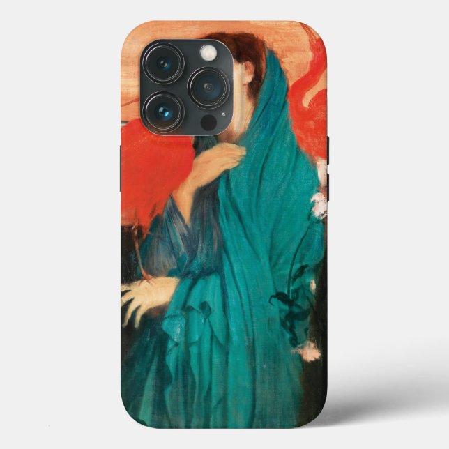 Junge Frau mit Ibis Fine Art von Edgar Degas Case-Mate iPhone Hülle (Rückseite)