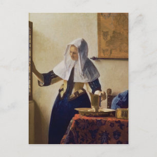 Junge Frau mit Wasserschwanz, c.1662 Postkarte
