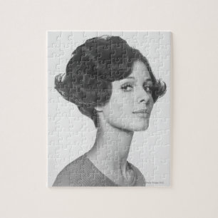 Junge Frau Puzzle