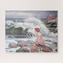 Junge Frau und große Welle (von Frantisek Kupka) Puzzle