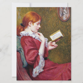 Junge Frauen lesen ein gutes Buch Karte