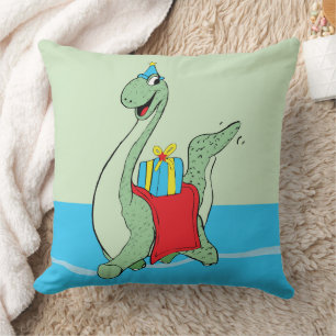 Junge, Geburtstag Dinosaurier Kissen