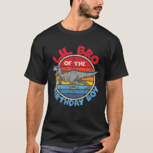 Junge Geburtstag I Lil Bro I Velociraptor I Famili T-Shirt