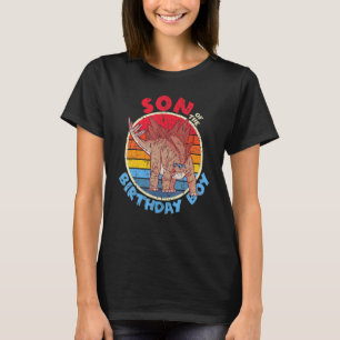 Junge Geburtstag I Son I Stegosaurus I Familie Mat T-Shirt