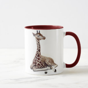 Junge Giraffen-Wecker-Tasse Tasse
