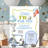 Junge Golf Zweite Par-Tee 2. Geburtstag 