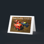 JUNGE GRANDSONS GEBURTSTAG - RACING AUTO GREETING KARTE<br><div class="desc">Sagen Sie Ihrem Kleinen,  dass Sie Ihrem GRADNSON ein SEHR FUN / SEHR GLÜCKLICH "Geburtstag" heute wünschen und ER WIRKLICH die Autos auch LIEBE!!!!!</div>