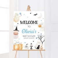 Junge Halloween Little Boo Baby Dusche Willkommen