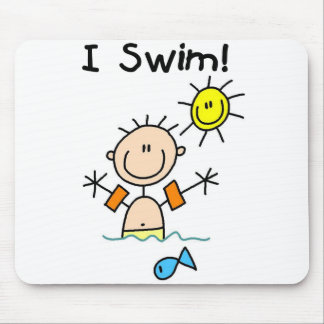 Junge I Swim Mousepad