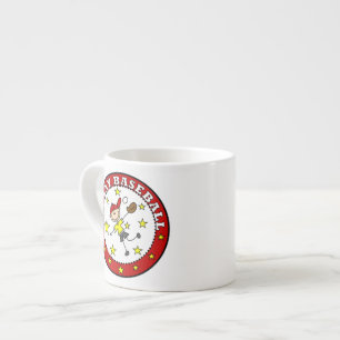 Junge, ich spiele Baseball-T-Shirts und Geschenke Espressotasse