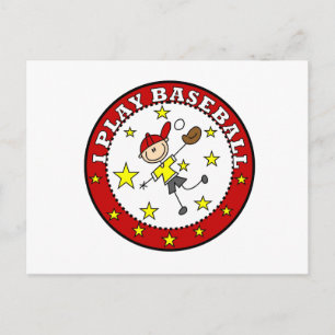 Junge, ich spiele Baseball-T-Shirts und Geschenke Postkarte