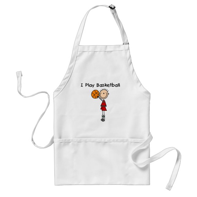 Junge, ich spiele Basketball Schürze (Vorne)