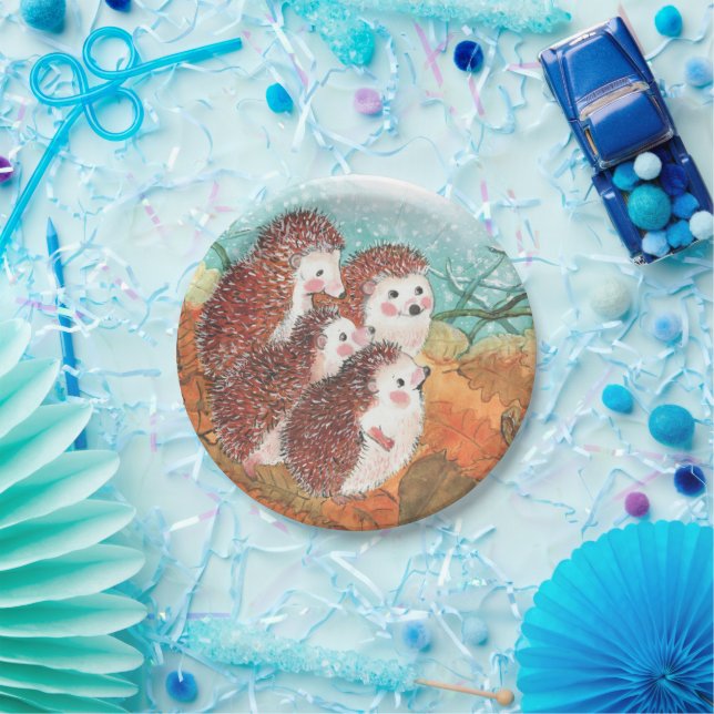 Junge Igel Pappteller (Party)