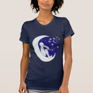 Junge im Mond T-Shirt