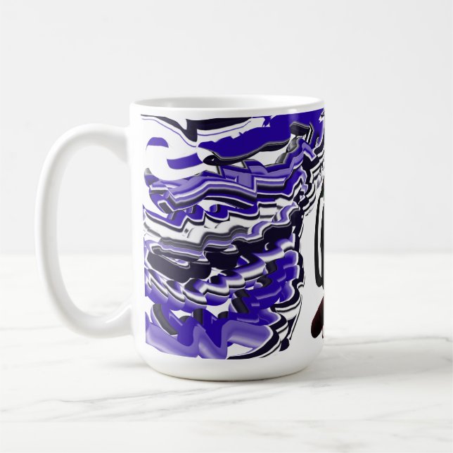 Junge im Winter Spaß Kaffeetasse (Links)