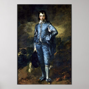 Junge in Blau (Portrait von Jonathan Buttall) von  Poster