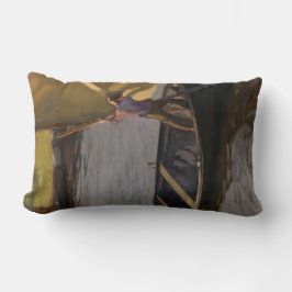 Junge in einem Sailboat (von Magnus Enckell) Lendenkissen