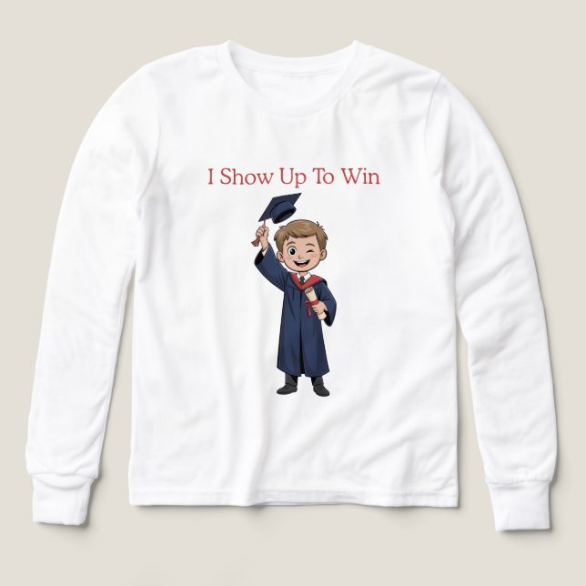 Junge in Graduierung (Design Vorderseite)